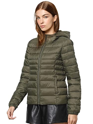 ONLY ONLTAHOE Hood Jacket OTW Noos Chaqueta, Forest Night, S para Mujer