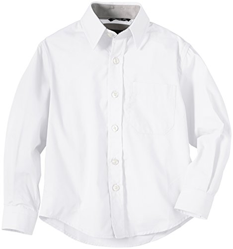 GOL Camisa con Cuello Kent, Weiß (White 6), 12 años (152 cm) para Niños