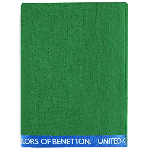 UNITED COLORS OF BENETTON.- Toalla de Playa 90x160cm 380gsm Velour 100% algodón Verde Casa Benetton, 90x160